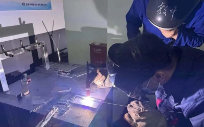 焊工實操教學現(xiàn)場二